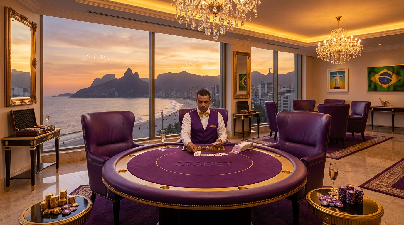 87bet Cassino VIP Premium - Sala de Jogos Luxuosa com Vista para Copacabana Rio de Janeiro